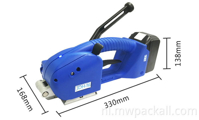 Handstrapping /batterij aangedreven plastic omsnoeringgereedschap Small Hand Packing Pet Strapping Tools